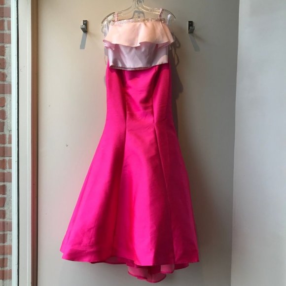 Mon Cheri 'Ellie Wilde' Two-Tone Two-Piece Gown - Picture 2 of 6